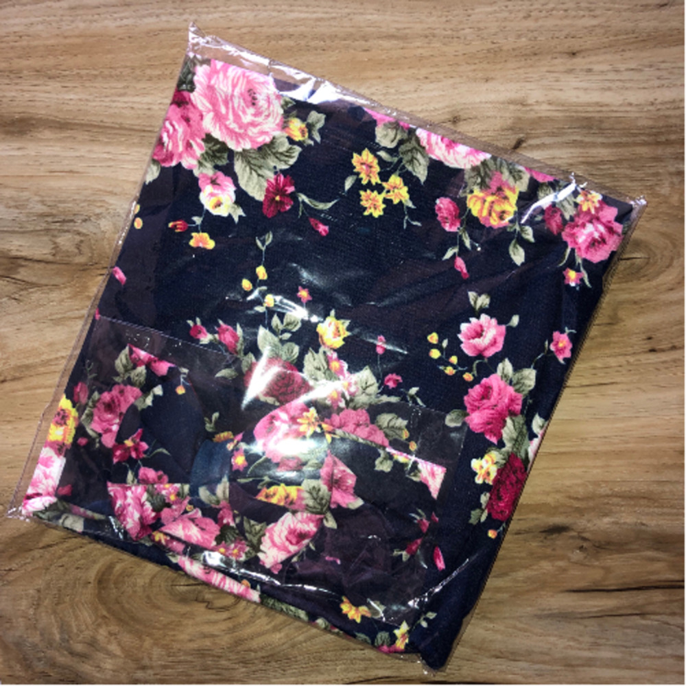Galabloomer baby girl floral swaddle & headband set